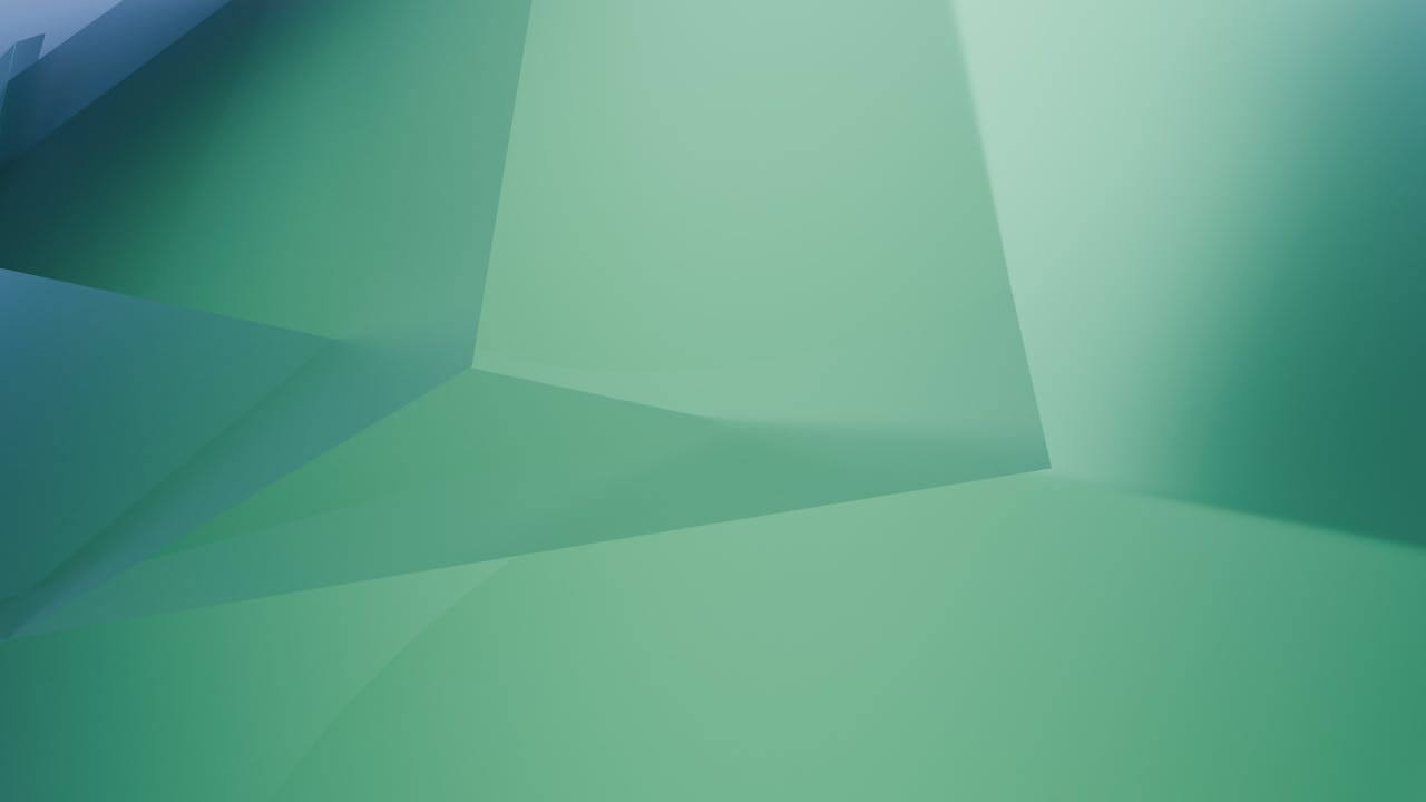 Abstract green geometric background design